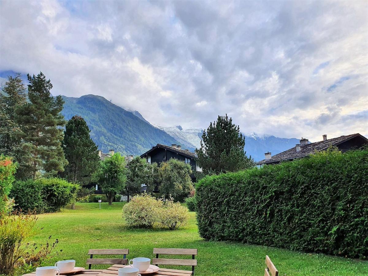 Chamonix Appartement Vue Mont Blanc Avec Jardin Экстерьер фото