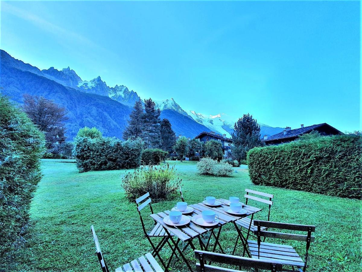 Chamonix Appartement Vue Mont Blanc Avec Jardin Экстерьер фото